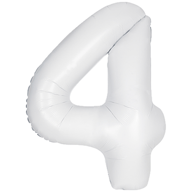 Matte White Number 4