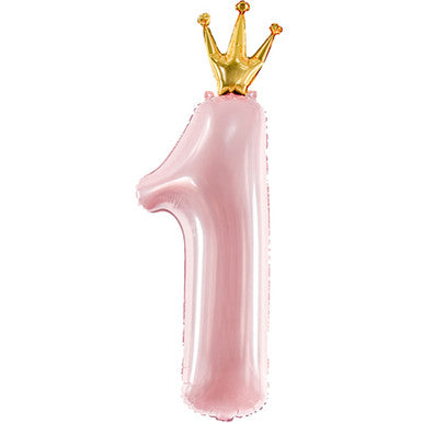 Light Pink Crown Number 1